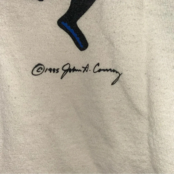 Men’s Vintage 90’s John A Conway  Artist Dancing People Graphic T-Shirt Size L - Picture 8 of 14